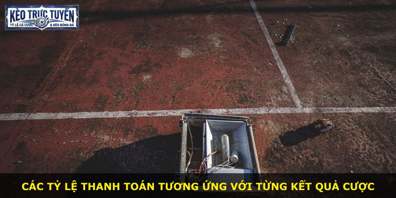 Các tỷ lệ thanh toán tương ứng với từng kết quả cược