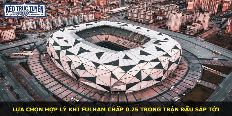 Lựa chọn hợp lý khi Fulham chấp 0.25 trong trận đấu sắp tới
