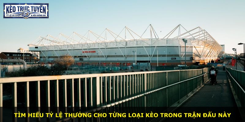 Tìm hiểu tỷ lệ thưởng cho từng loại kèo trong trận đấu này