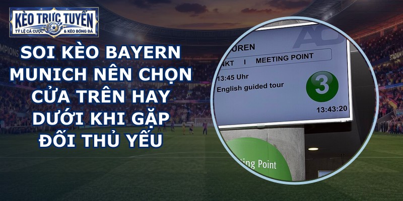 soi kèo Bayern Munich
