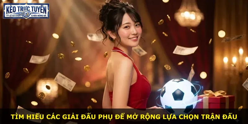 Tìm hiểu các giải đấu phụ để mở rộng lựa chọn trận đấu