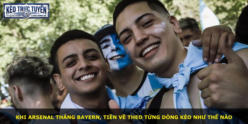 Khi Arsenal thắng Bayern, tiền về theo từng dòng kèo như thế nào