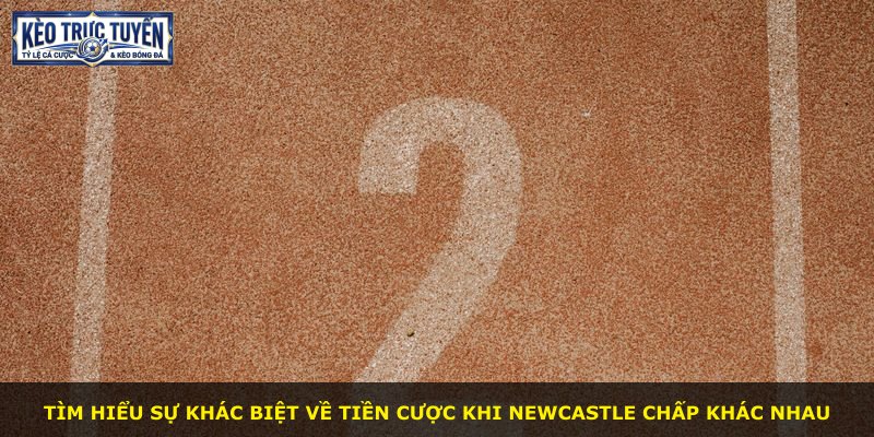 Tìm hiểu sự khác biệt về tiền cược khi Newcastle chấp khác nhau